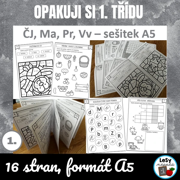 Opakuji si 1. třídu - hravý sešitek