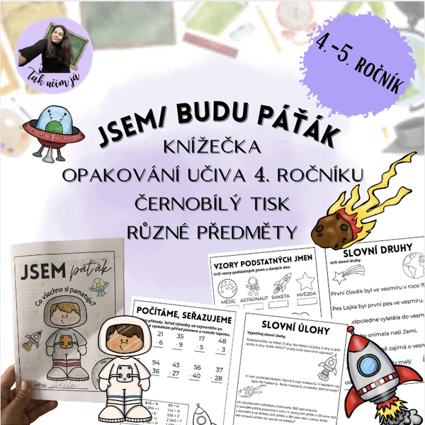 Jsem/budu páťák