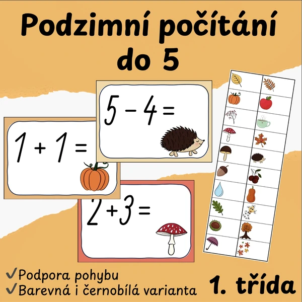 Podzimní počítání do 5