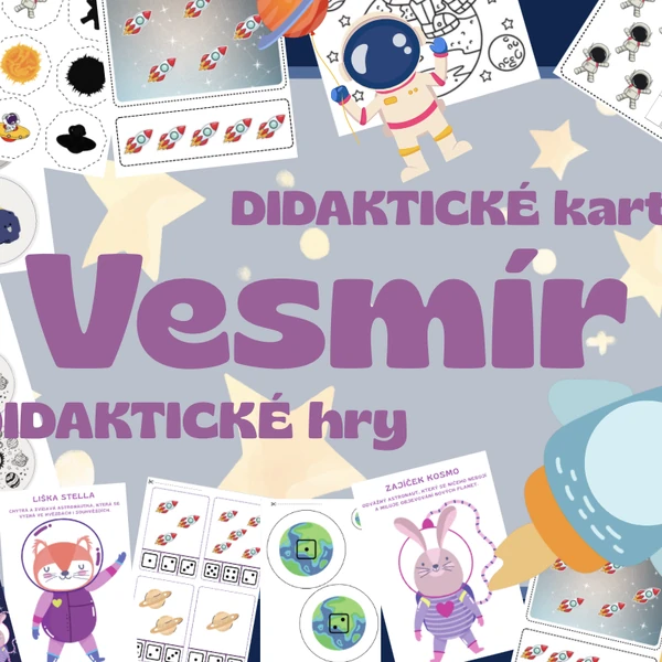 Vesmír - karty, hry, aktivity