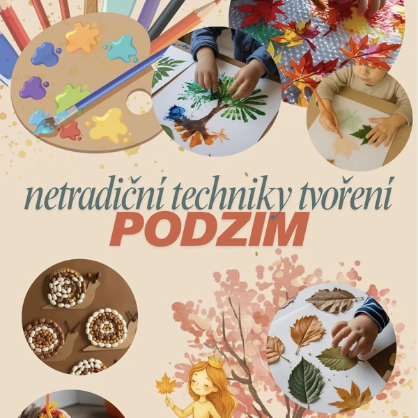 Netradiční techniky - podzim (tvoření s dětmi)