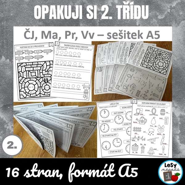Opakuji si 2. třídu - hravý sešitek