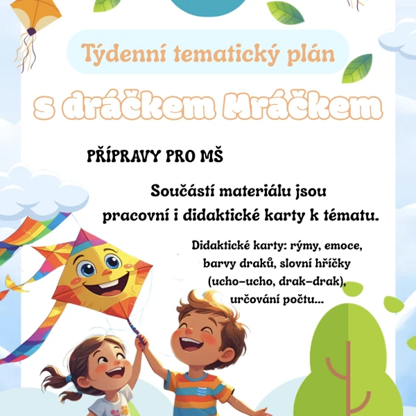 Přípravy - podzim, počasí, draci (didaktické karty)