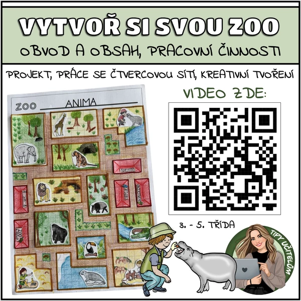 Vytvoř si svou zoo, obvod a obsah