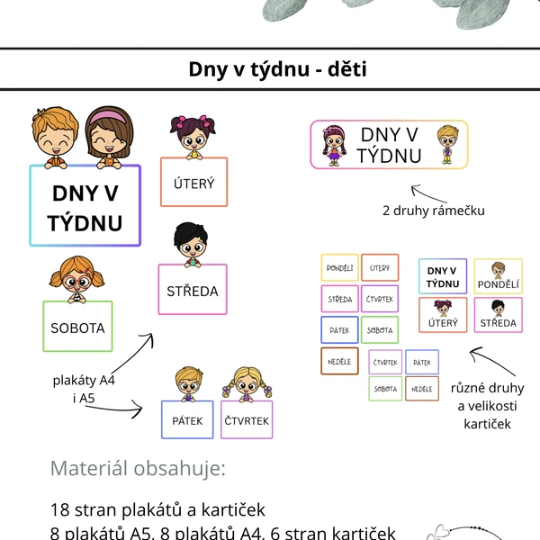Rozvrh hodin - děti