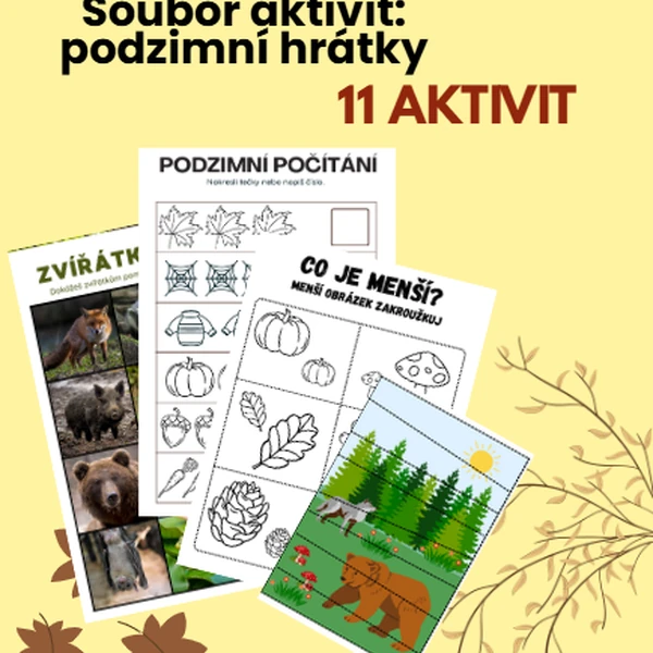 Soubor aktivit: PODZIMNÍ HRÁTKY