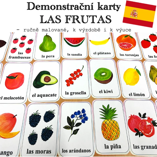 Demonstrační karty - Las Frutas
