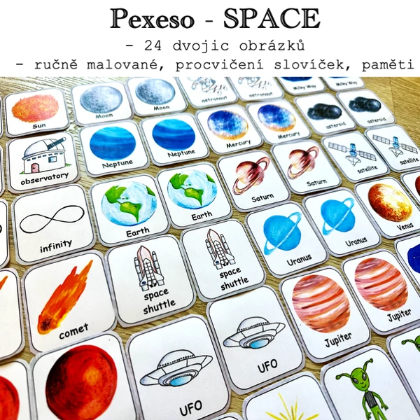 Space - pexeso