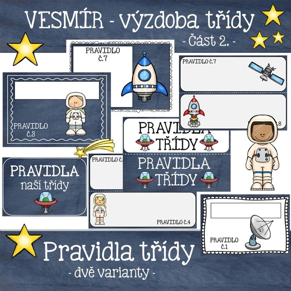 Vesmír - Pravidla třídy