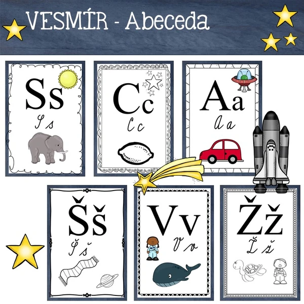 VESMÍR - Abeceda