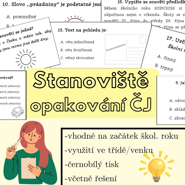 Stanoviště - opakujeme po letních prázdninách