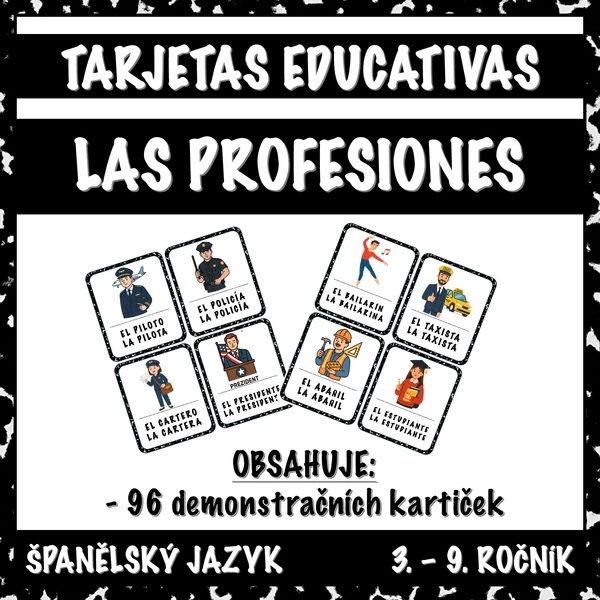 Tarjetas Educativas - Las Profesiones