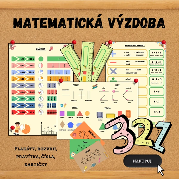 Výzdoba třídy - matematika