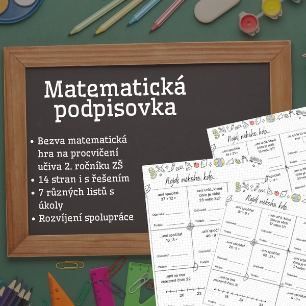 Matematická podpisovka 2.tř.