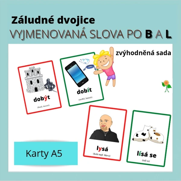 Záludné dvojice - vyjmenovaná slova po B a L