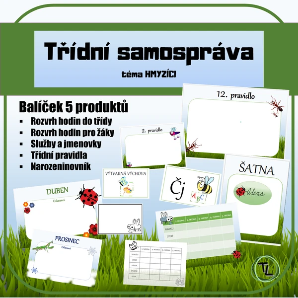 Třídní samospráva - téma HMYZÍCI