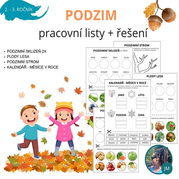 PODZIM - PRACOVNÍ LISTY