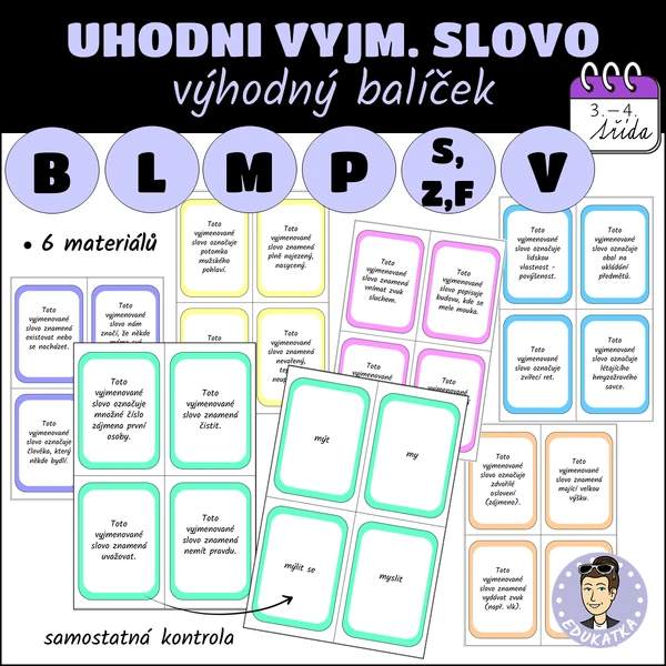 Uhodni vyjmenované slovo - Výhodný balíček