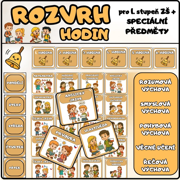 ROZVRH HODIN pro 1. stupeň + speciální výchovy