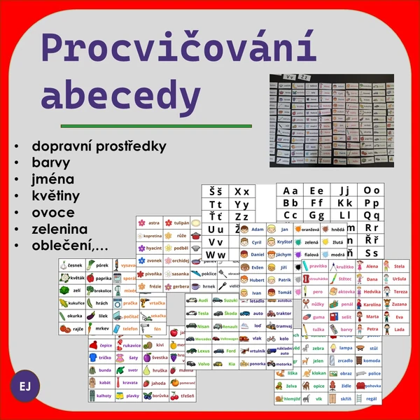 Procvičujeme abecedu