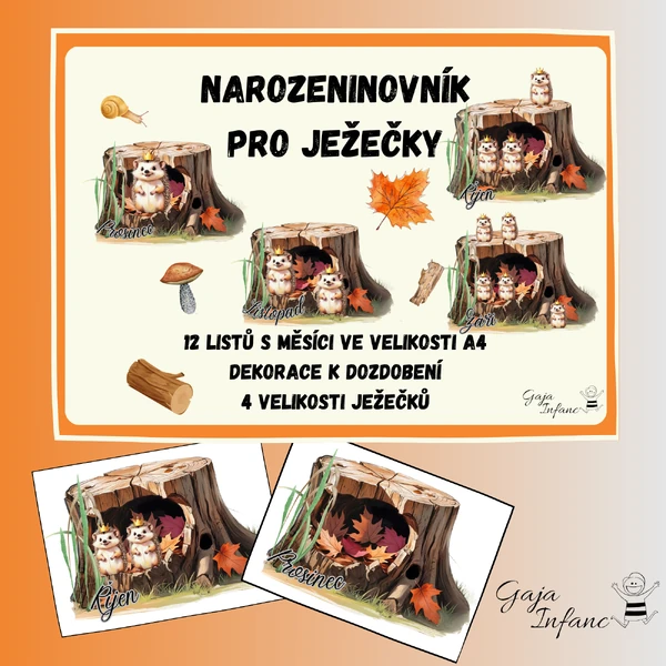 Narozeninovník pro Ježečky