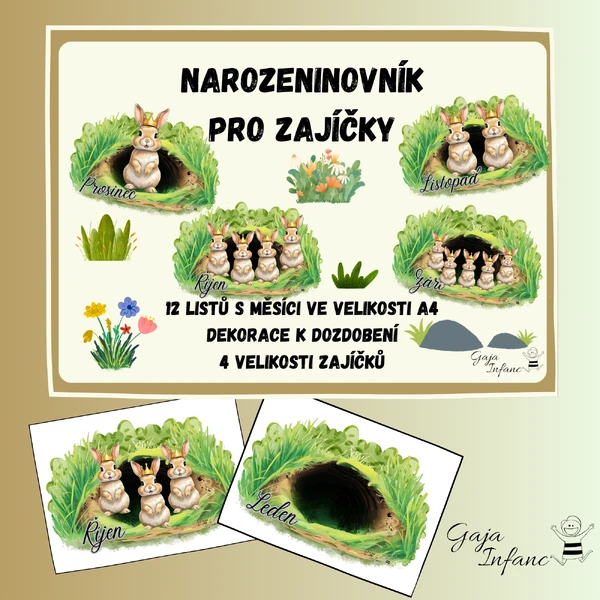 Narozeninovník pro Zajíčky