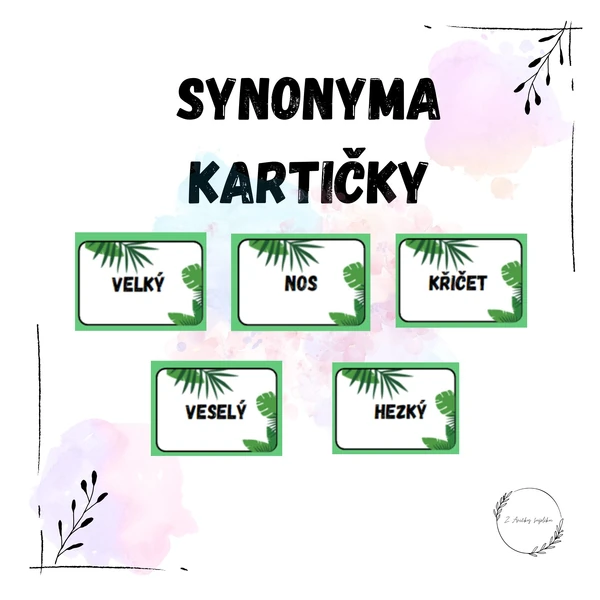 Synonyma kartičky