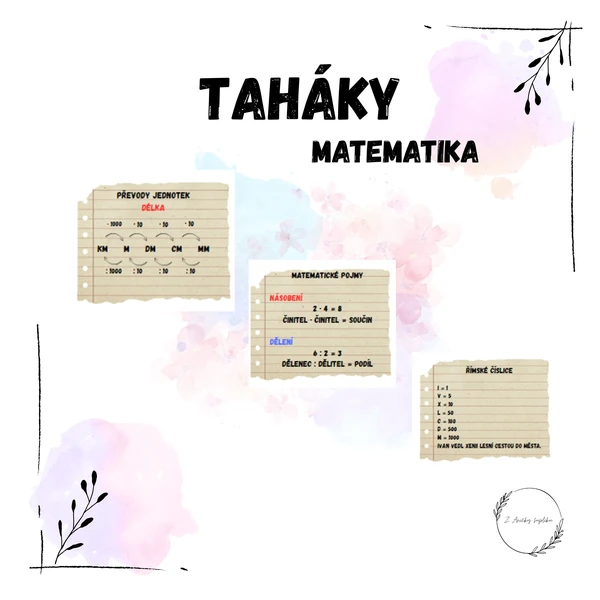Taháky do matiky