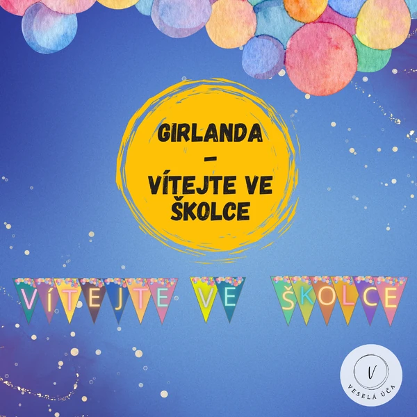 GIRLANDA - VÍTEJTE VE ŠKOLCE