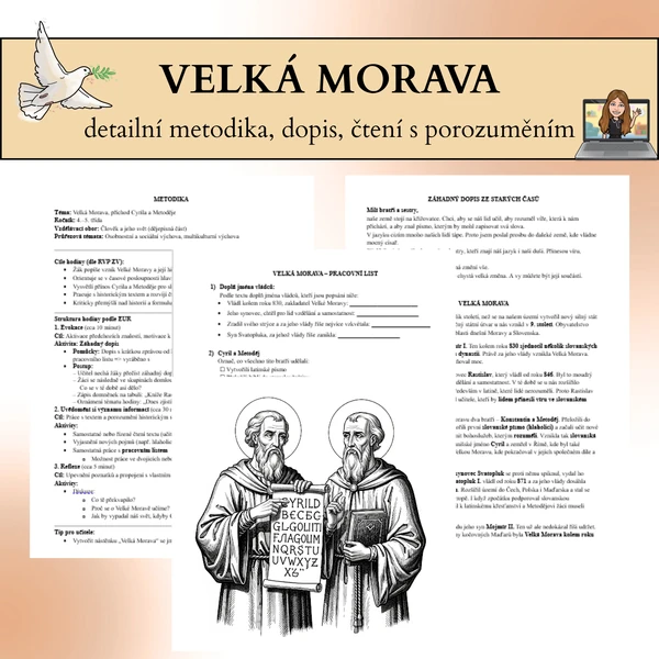 Velká Morava - čtení s porozuměním