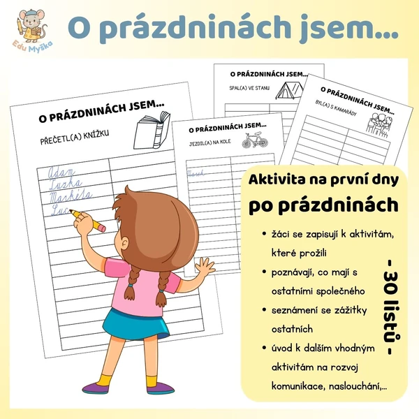 Po prázdninách - naše zážitky