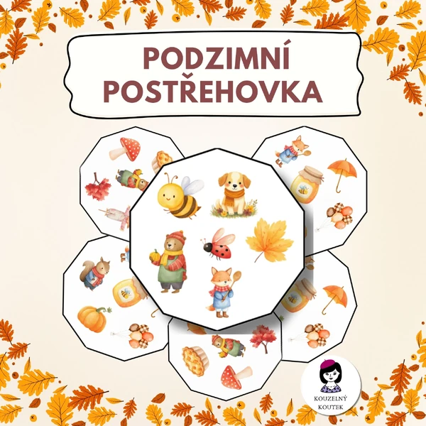 Podzimní postřehovka - podzimní aktivity, podzimní hry, dušičky