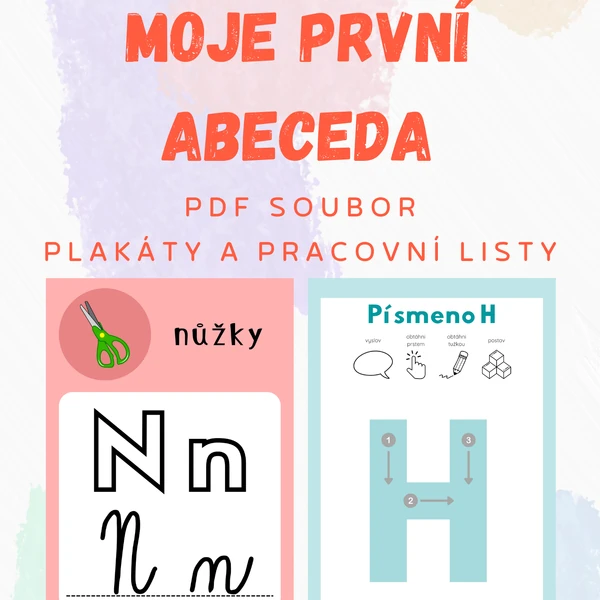 Moje první abeceda – plakáty a pracovní listy