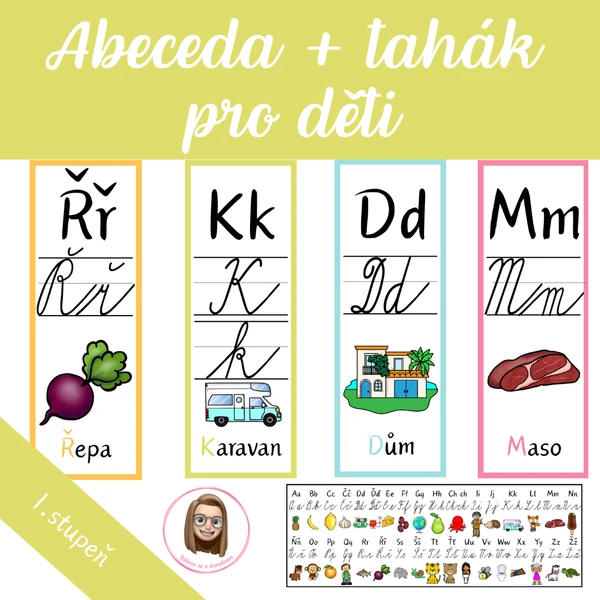 Abeceda + tahák pro děti