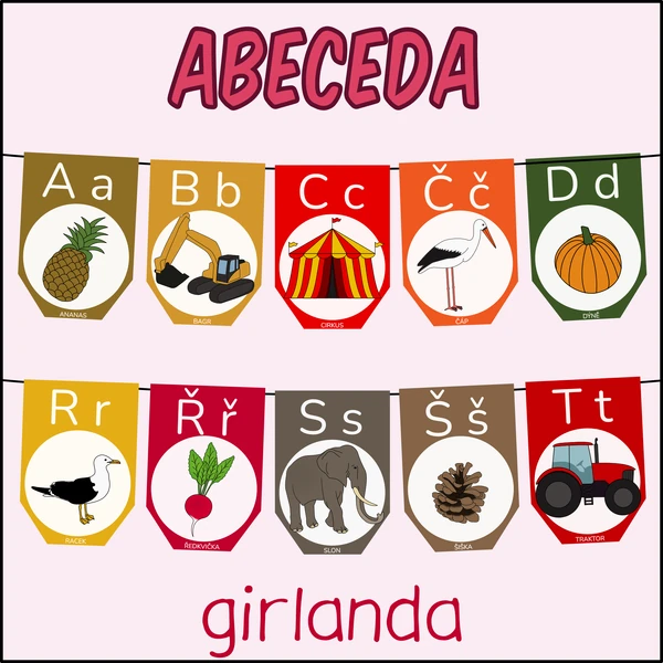 Abeceda - Girlanda