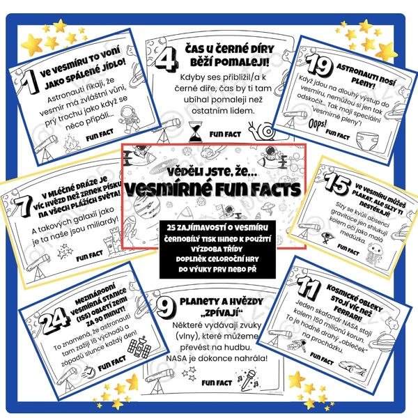 Vesmírné fun facts