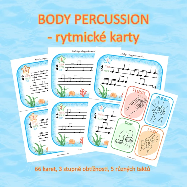 Body percussion - rytmické karty