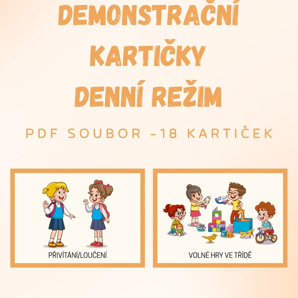 Demonstrační kartičky- denní režim 