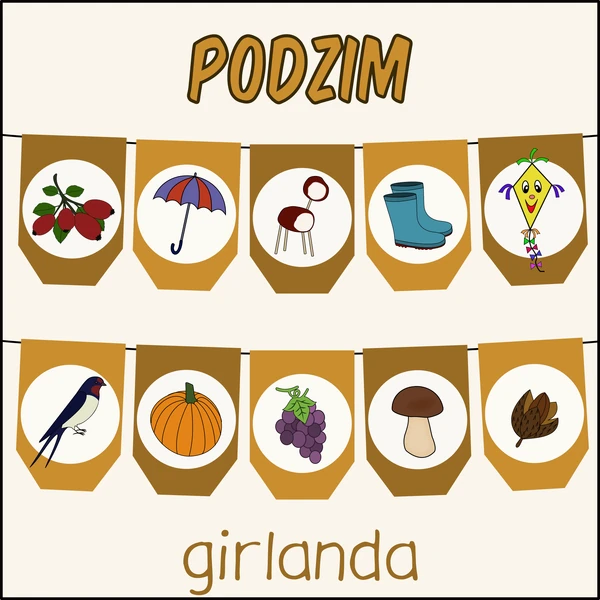 Podzim - Girlanda