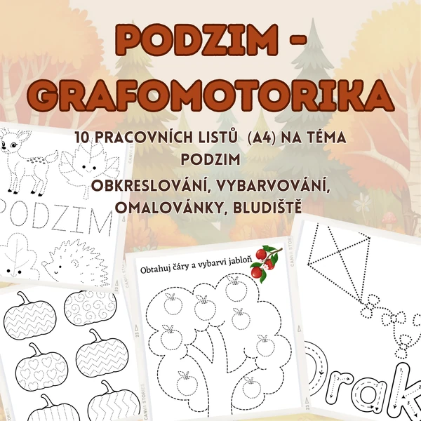 Podzimní grafomotorika