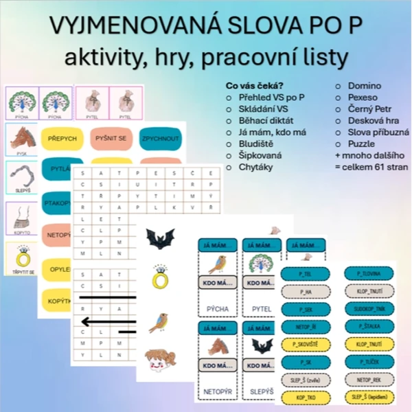 Vyjmenovaná slova po p