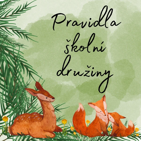 Pravidla školní družiny - Les
