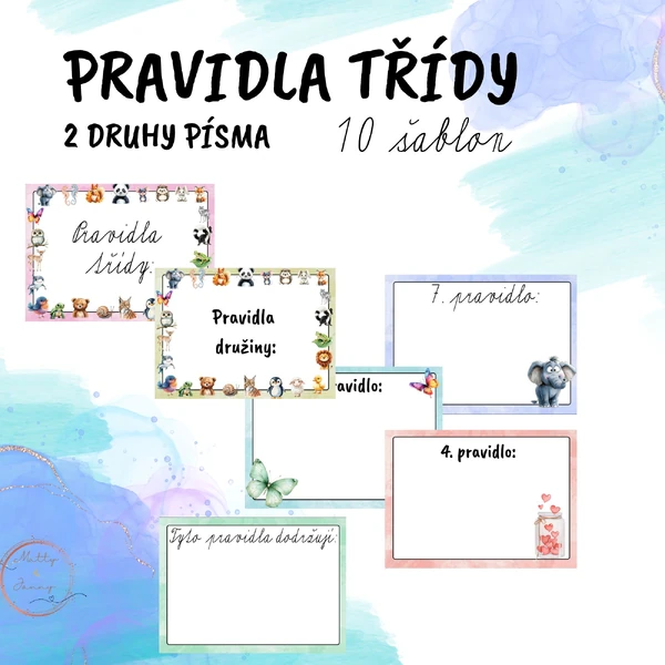 Pravidla třídy/družiny (šablony)