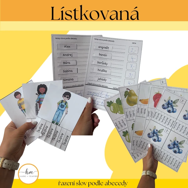Lístkovaná - abeceda