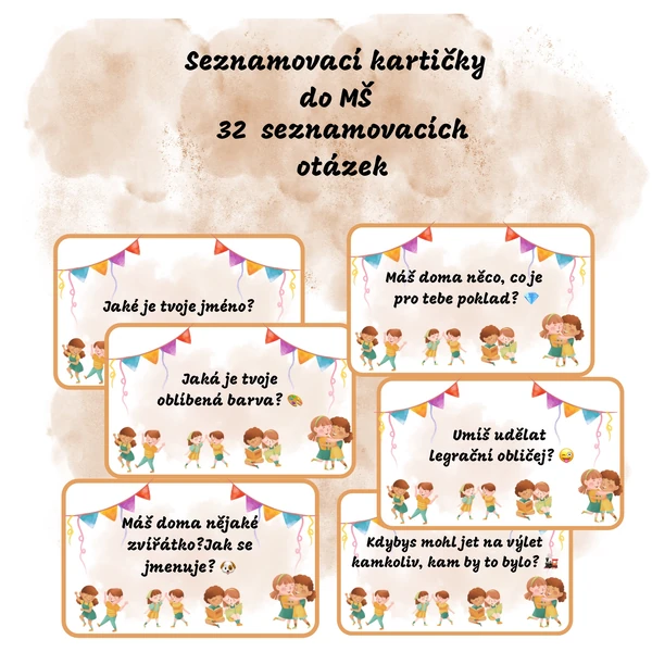 Seznamovací kartičky 