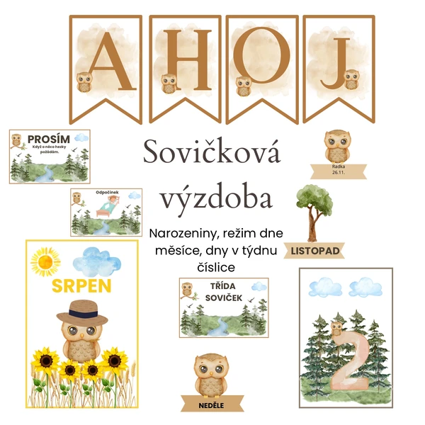 Sovičková výzdoba 🦉🤎