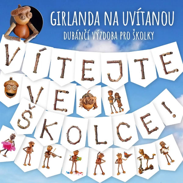 Girlanda na uvítanou do školky