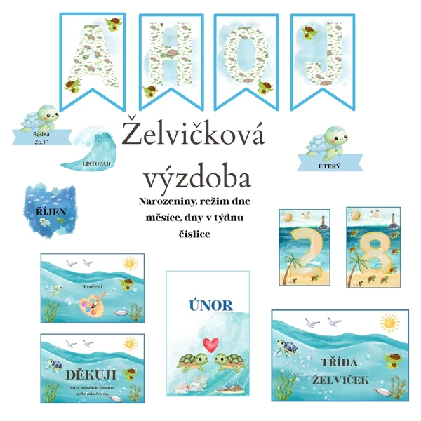 Želvičková výzdoba 🐢