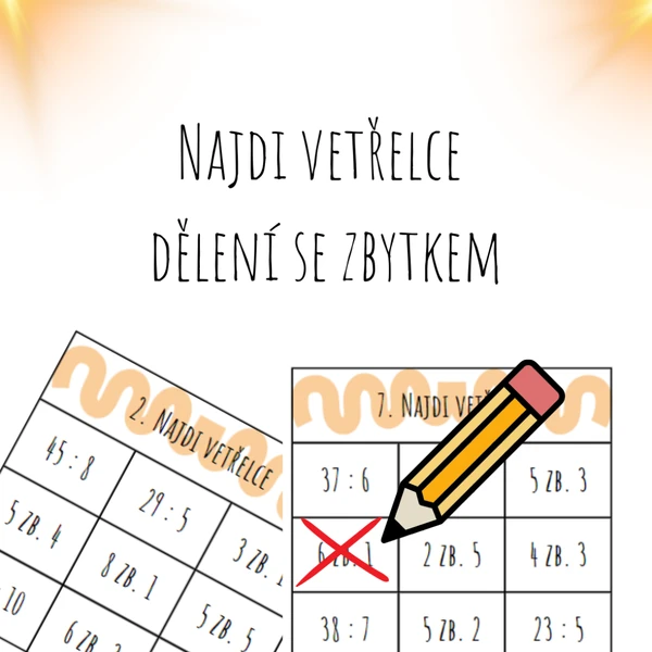 Najdi vetřelce - dělení se zbytkem