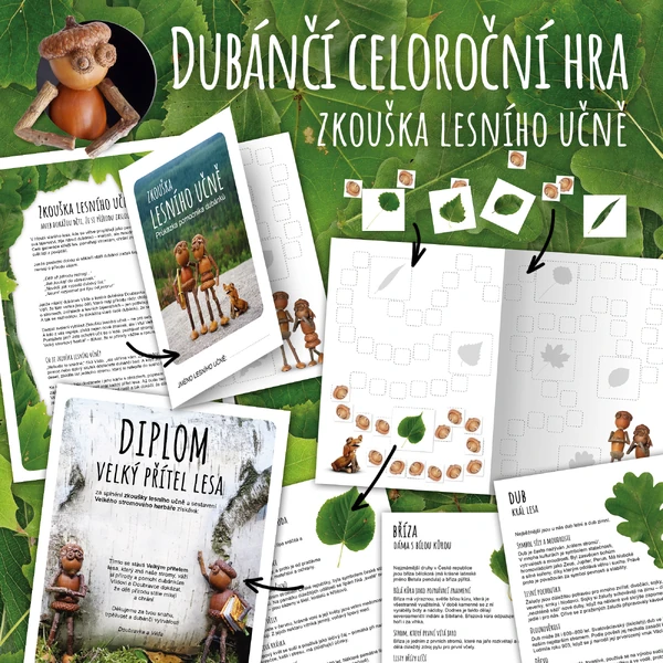 Dubánčí celoroční hra - Zkouška lesního učně